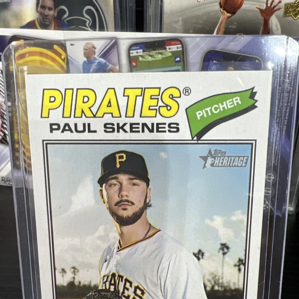 Topps 2025 Heritage 1976 Player Icons Paul Skenes #76PI-17 Pirates Baseball Card